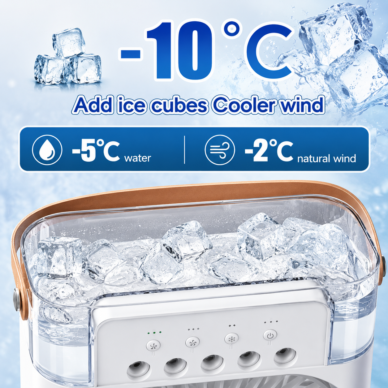 IceFlow Portable 3-in-1 Air Cooler