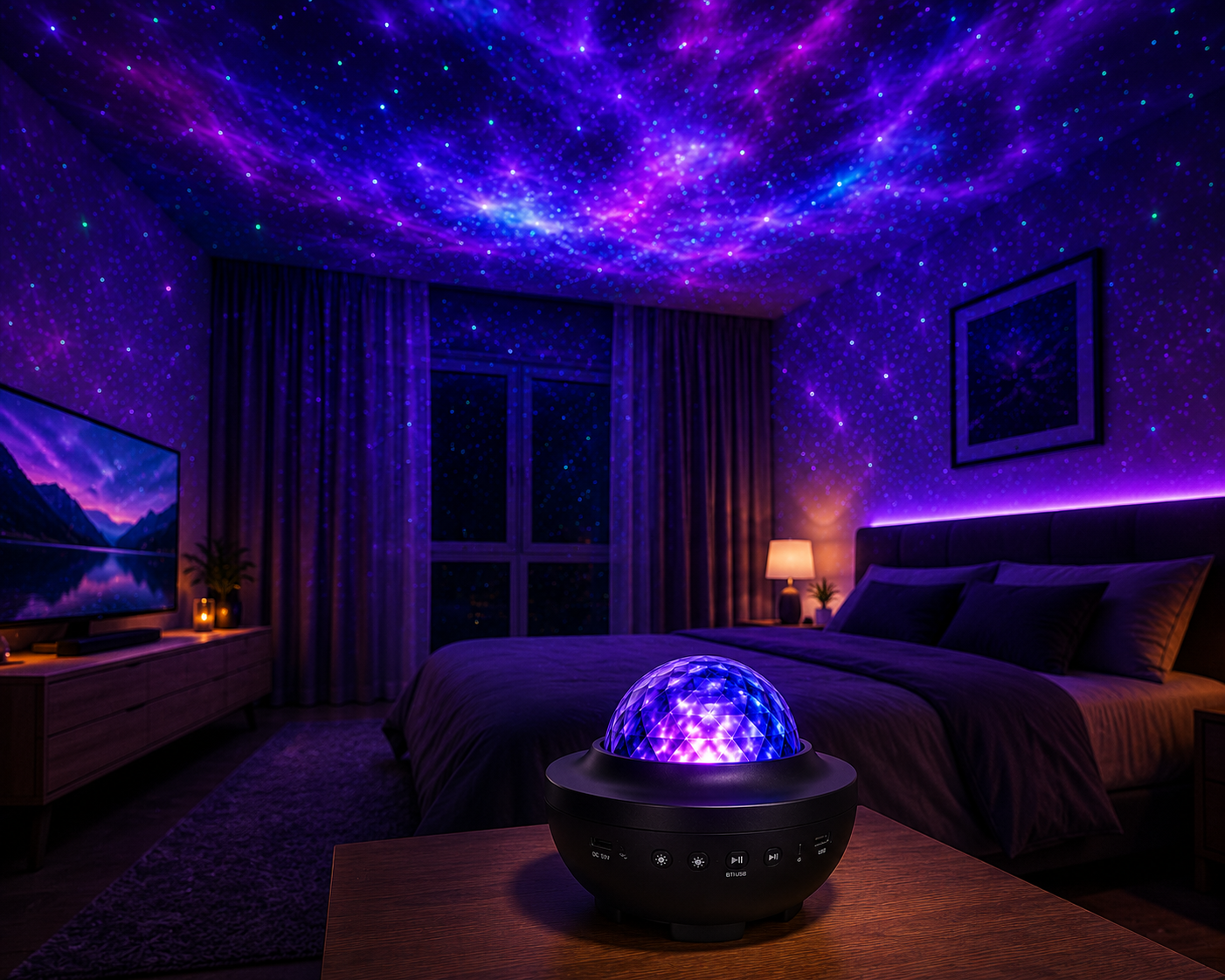 Galaxy Aurora Smart Projector